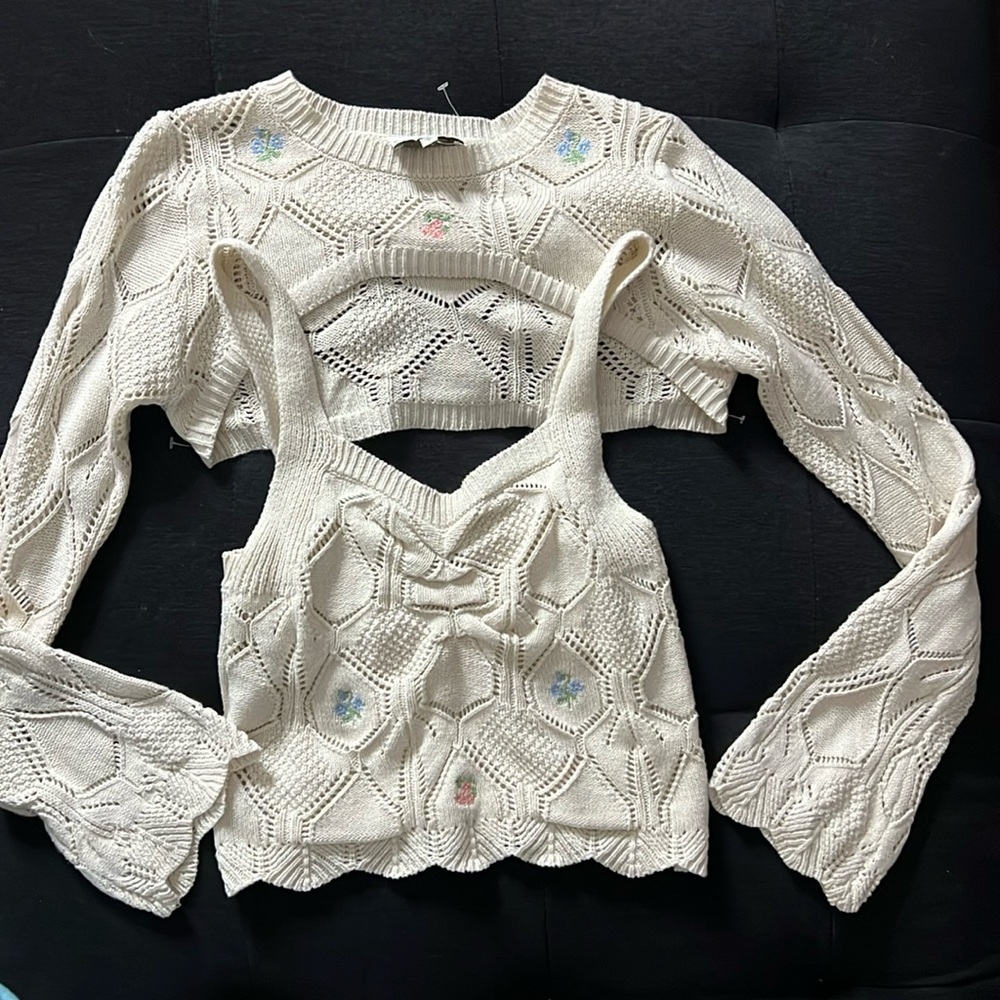 Two pieces sweater New Small